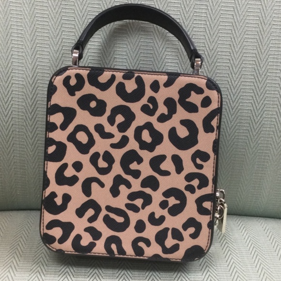 Kate Spade Crossbody Leopard Print Leather Bag - Picture 3 of 7